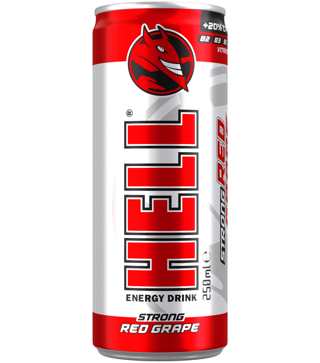hell-strong-redgrape-250-min Hell Red Grape Energy Drink (250ml) - Image 1